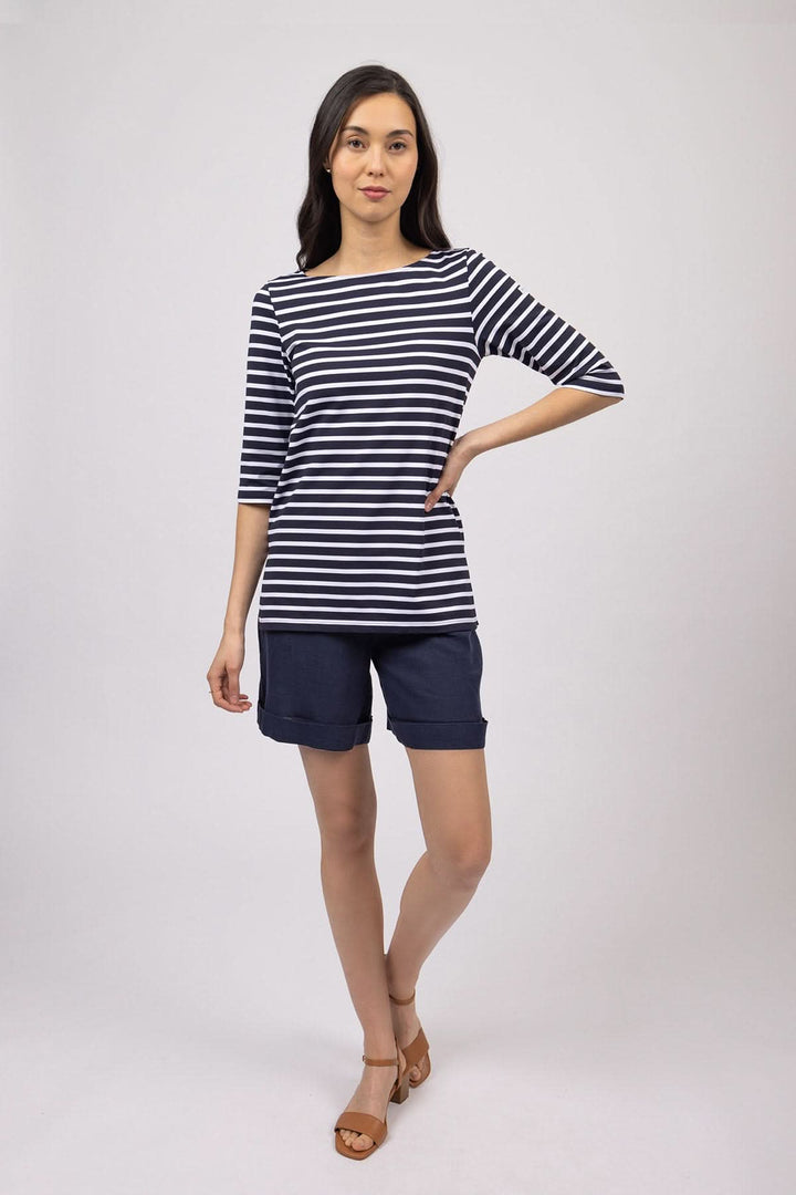 Marinière à col bateau PHARE