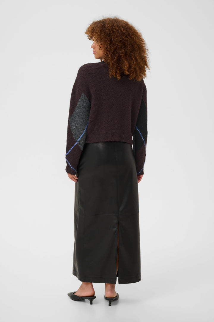 Tricot à motif losanges pour femme Kaffe