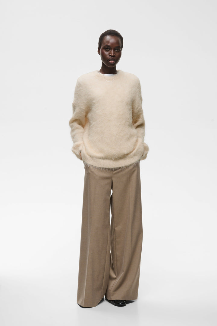 Tricot Pello duveteux à col rond pour femme Inwear