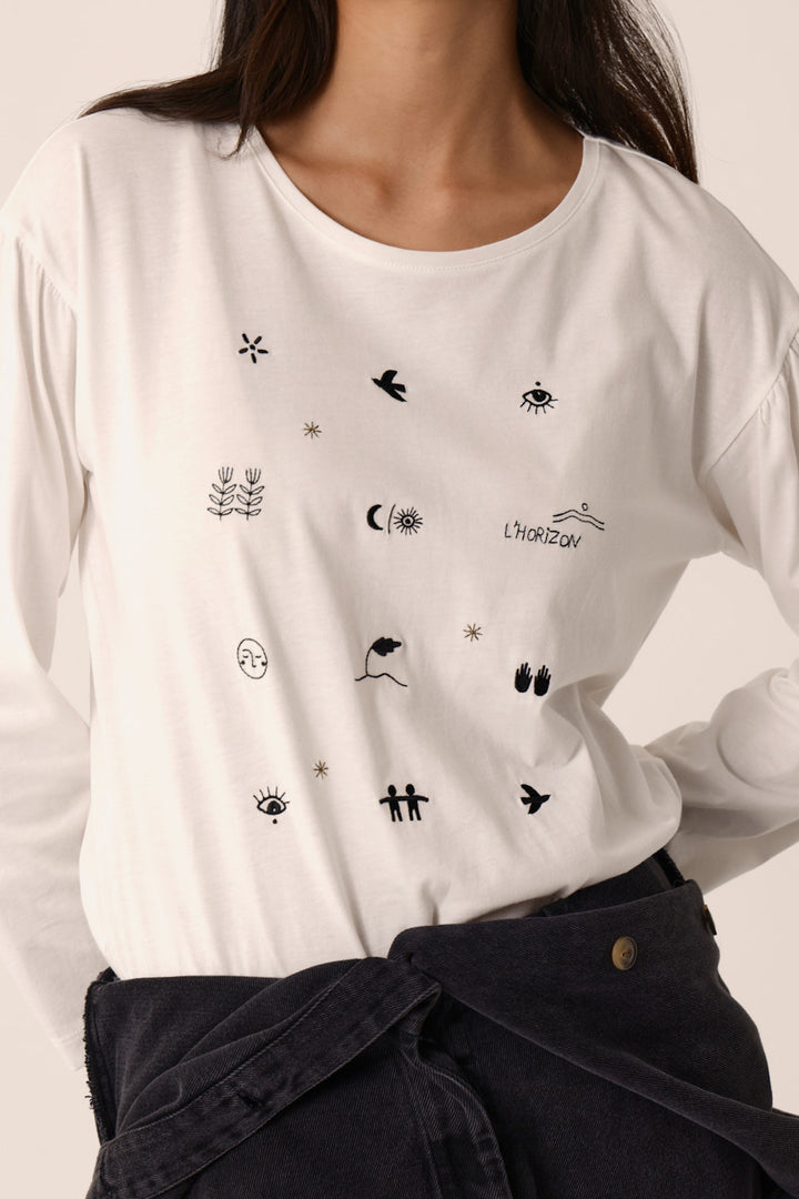 Symbols printed t-shirt