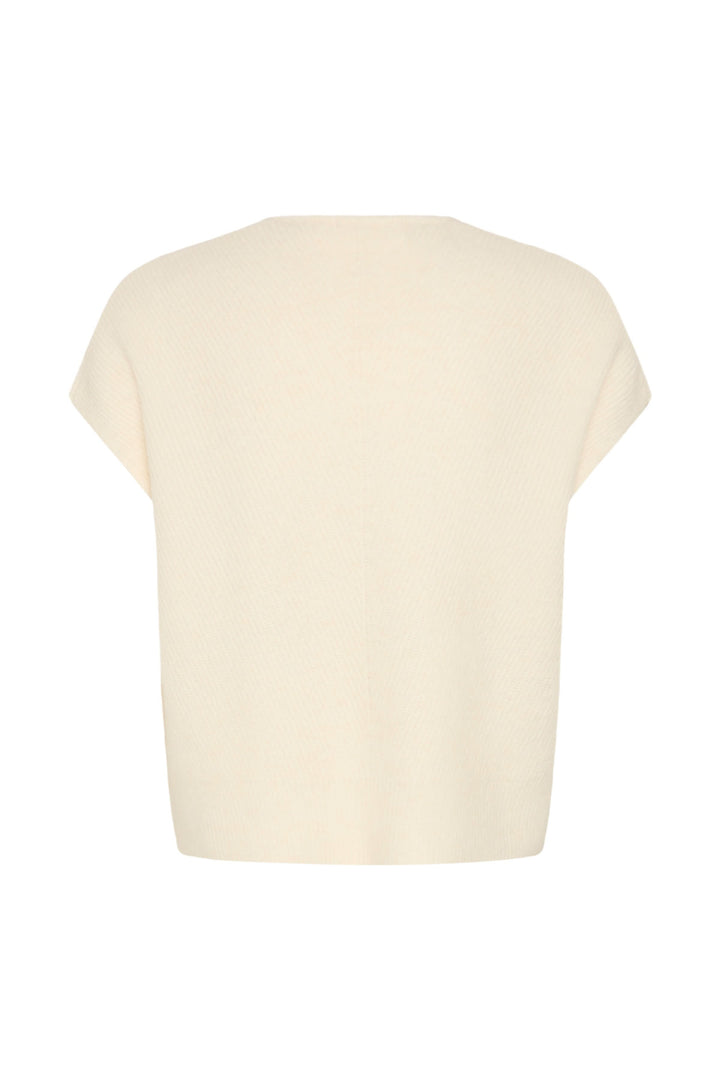 Veste sans manches Guna en maille à col V