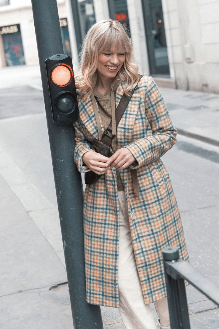 PLAID COAT