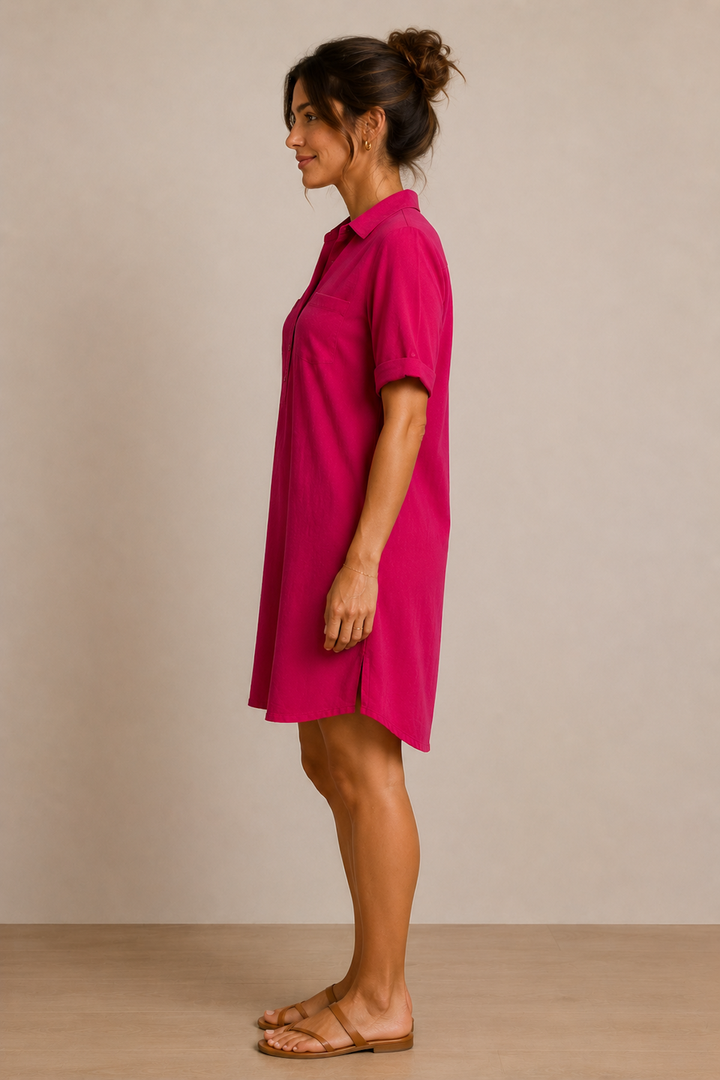 Robe chemise décontractée