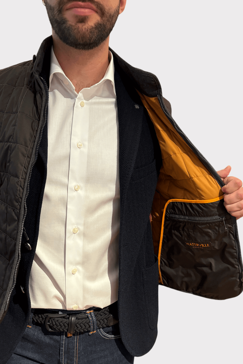 Nylon quilted vest