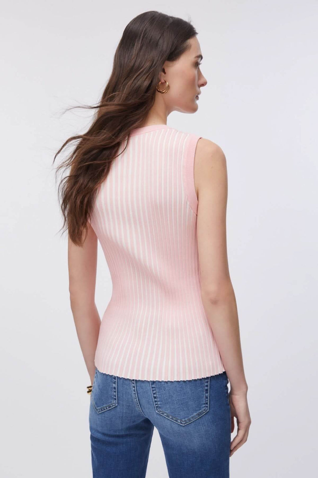 Camisole en maille côtelée