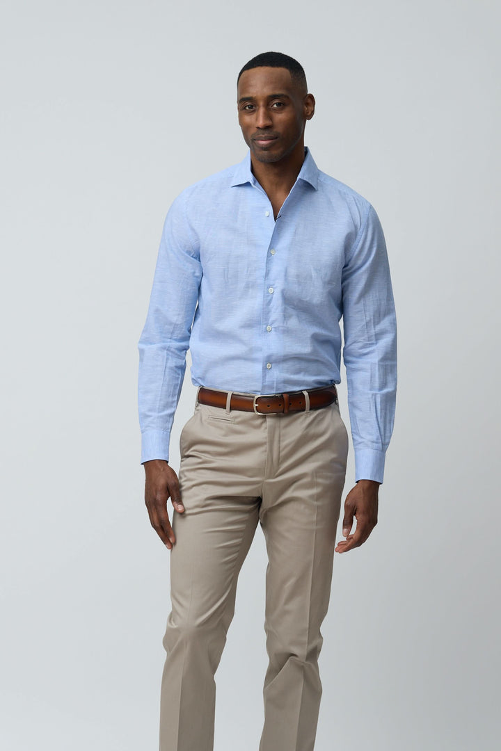 Chemise en lin légère et raffinée