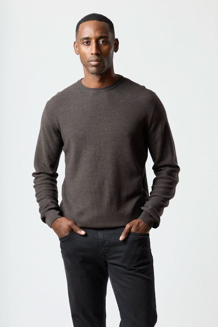 Chandail en laine à col rond