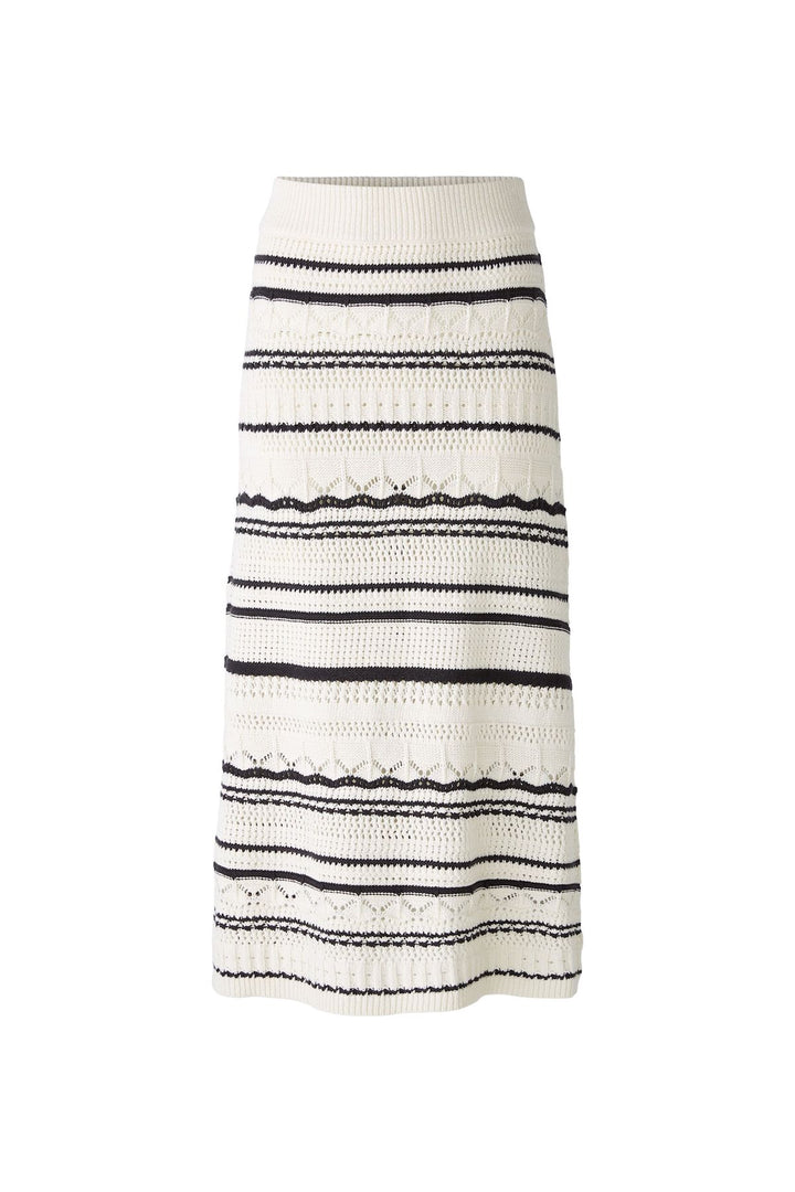 Midi skirt in pure cotton