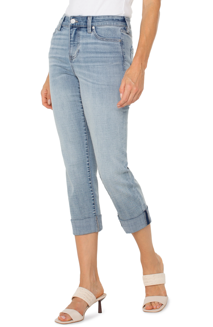 Cuffed Capri Jeans