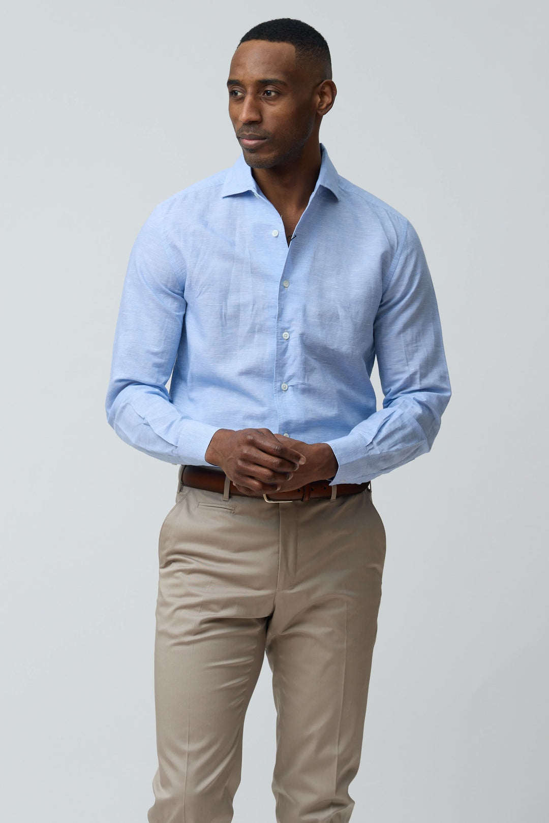 Chemise en lin légère et raffinée