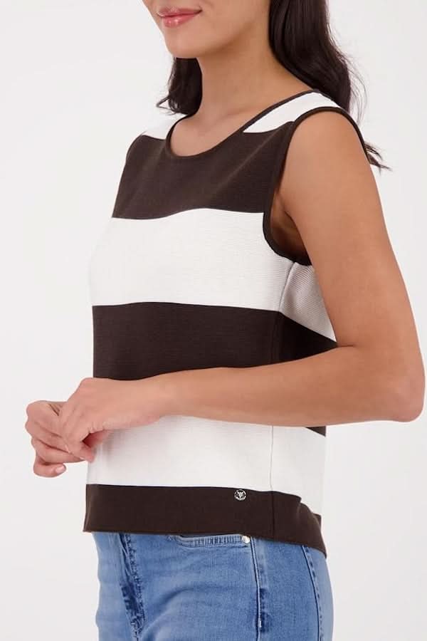 Camisole rayée en tricot