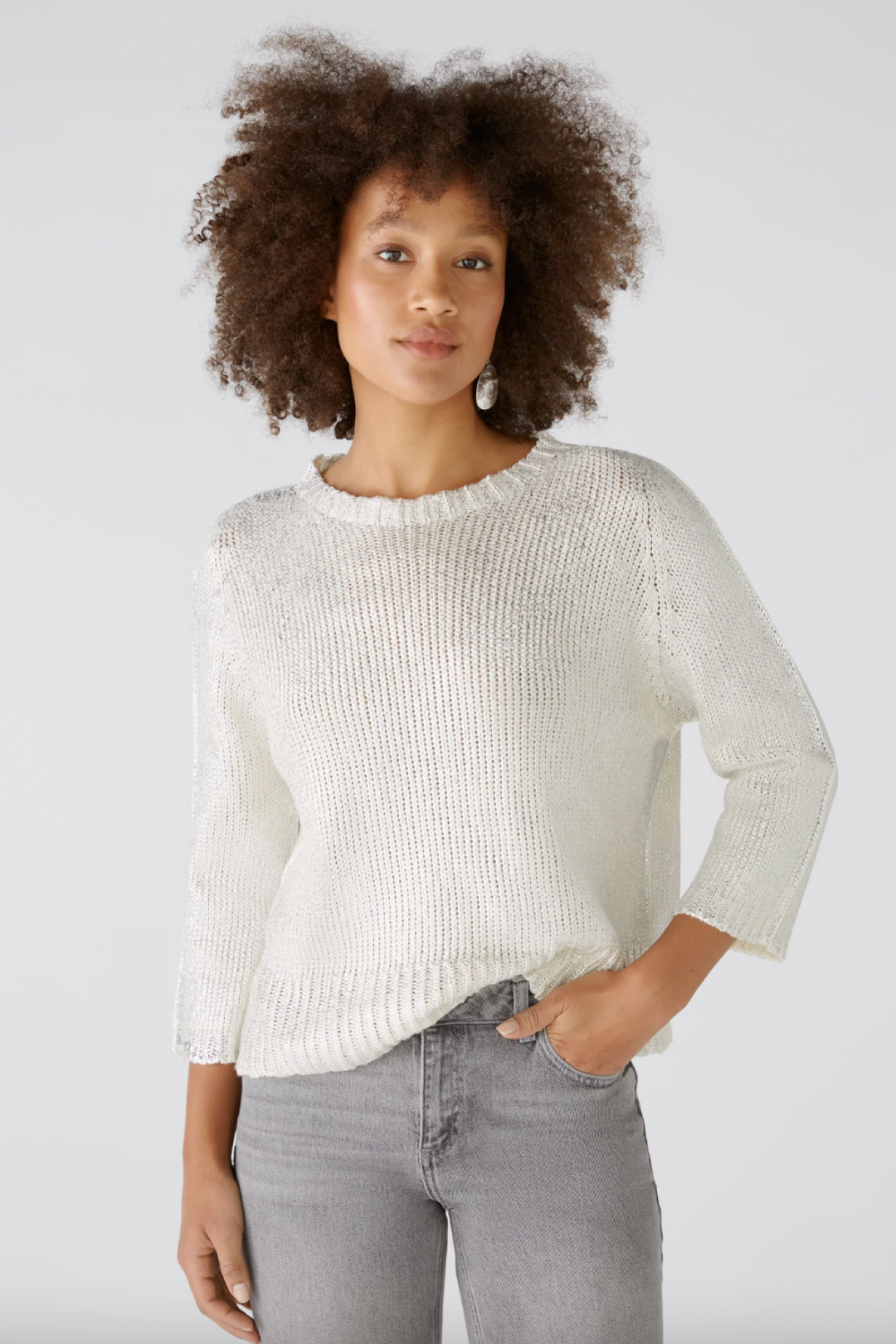 Cotton blend sweater