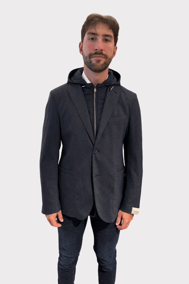 Techwool waterproof wool-cashmere jacket