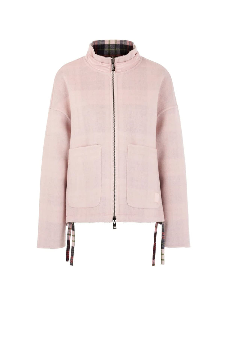 Veste réversible à carreaux avec capuchon pour femme Marc Cain