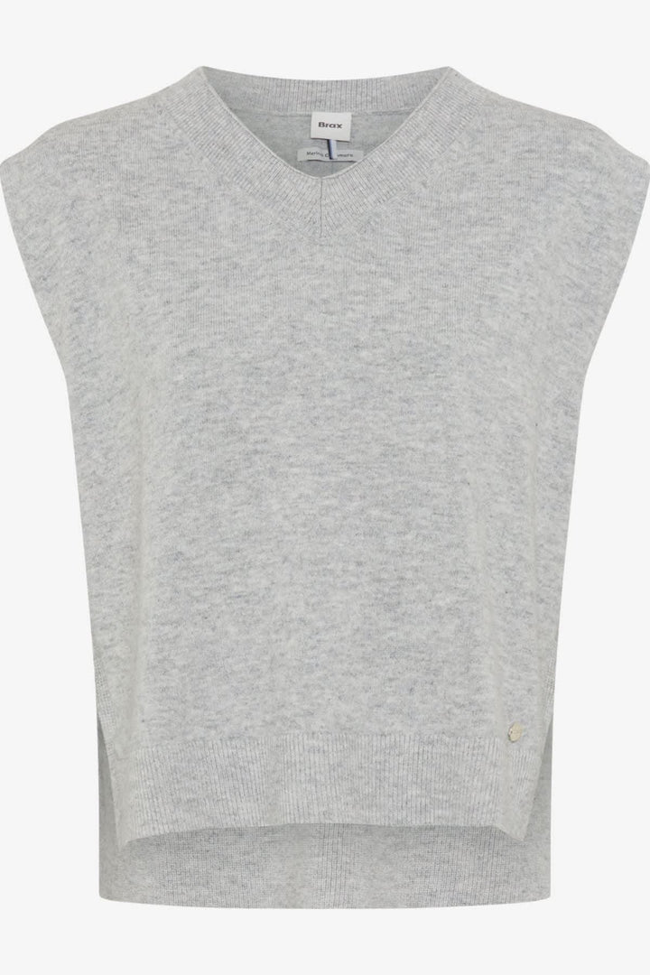 Veste sans manches en laine mérinos et cachemire pour femme Brax
