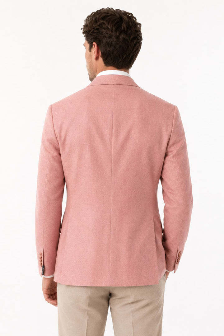 Side view of the Lief Horsens textured gray men&