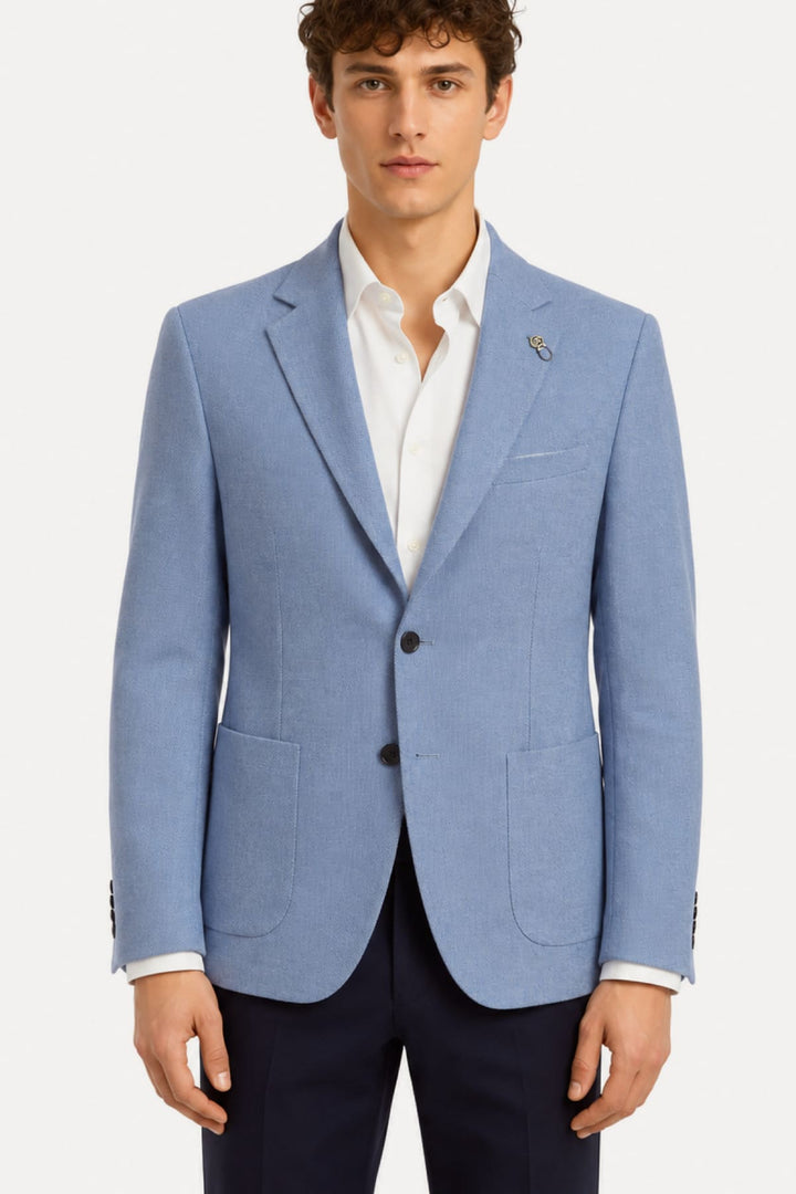 Front view of the Lief Horsens blue men&
