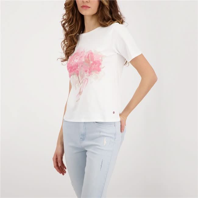 T-shirt à imprimé floral