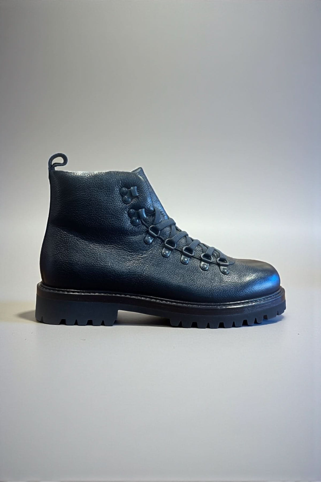Bottine homme cuir texturé