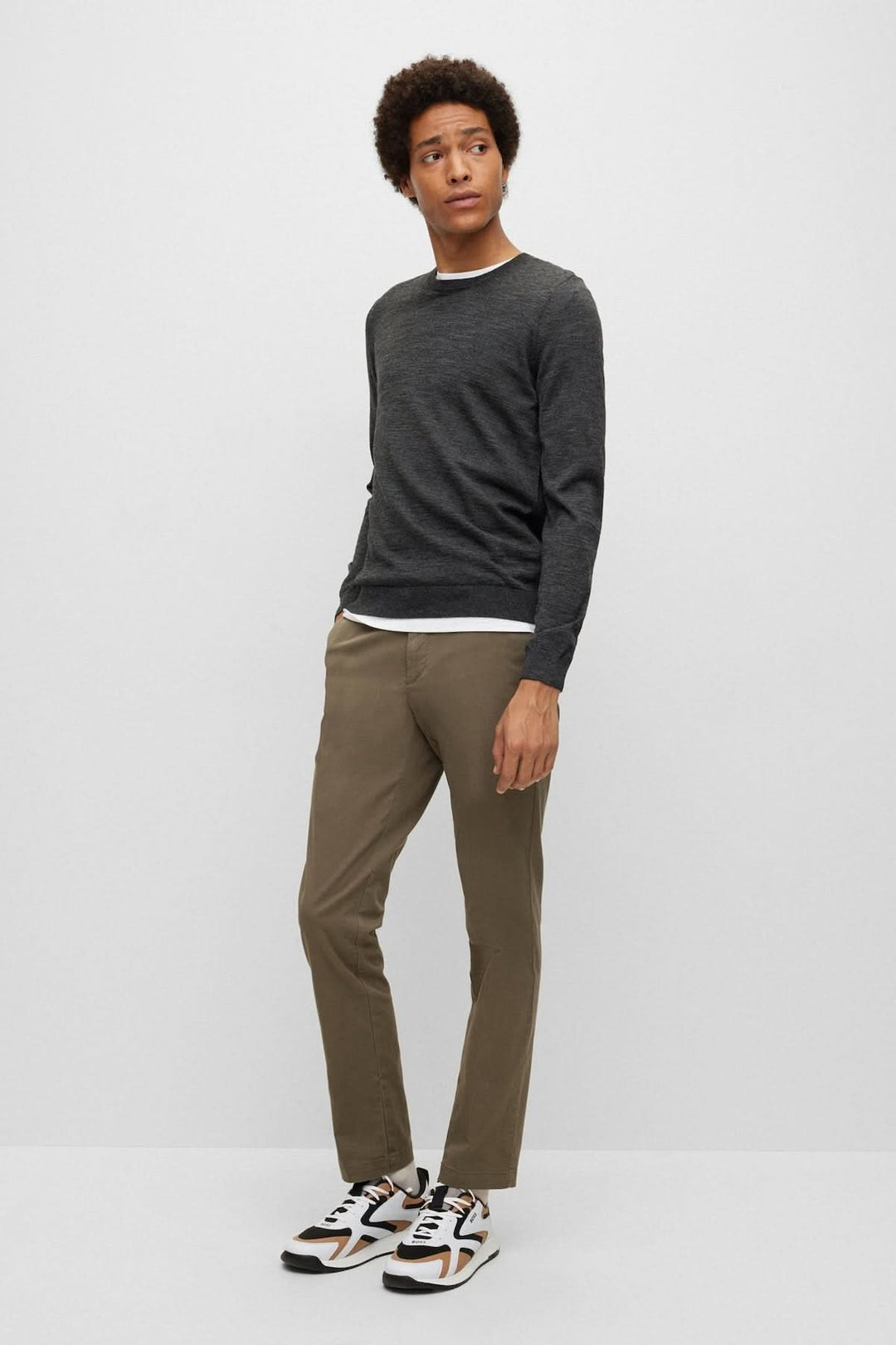 Leno virgin wool sweater