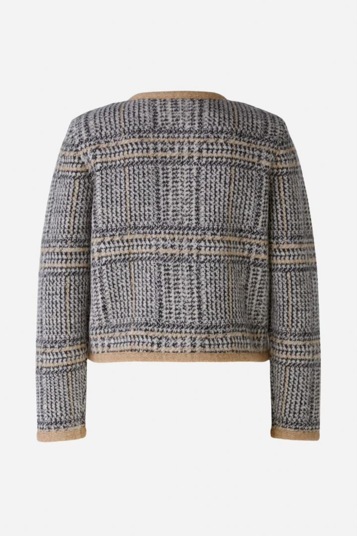 Cardigan motifs de carreaux