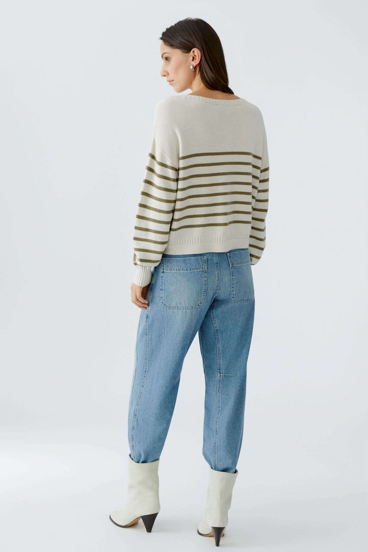 Soft knit striped sweater