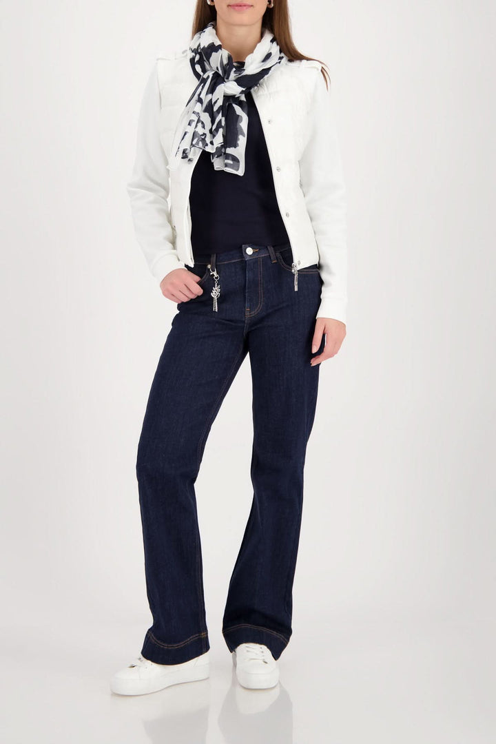 Foulard à imprimé graphique