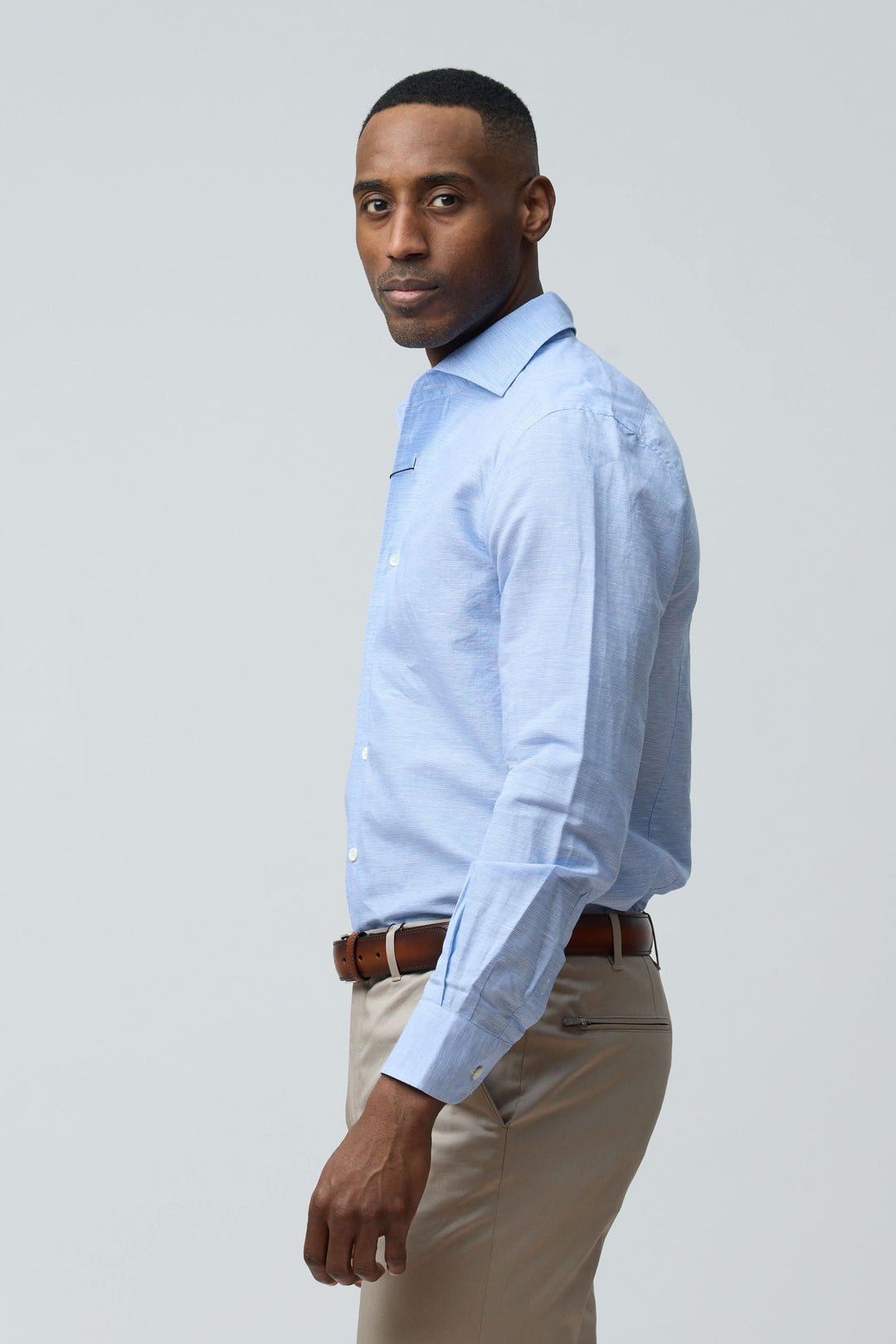 Chemise en lin légère et raffinée