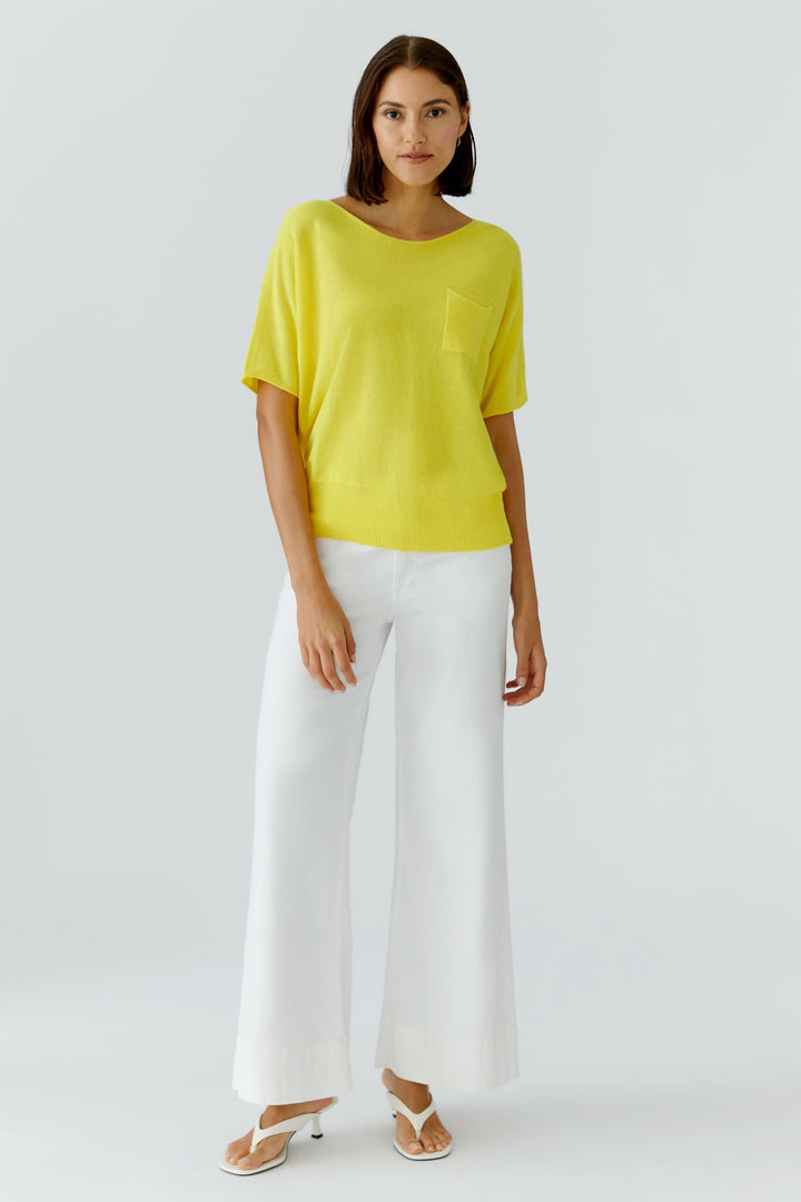 Tricot fluide à manches courtes