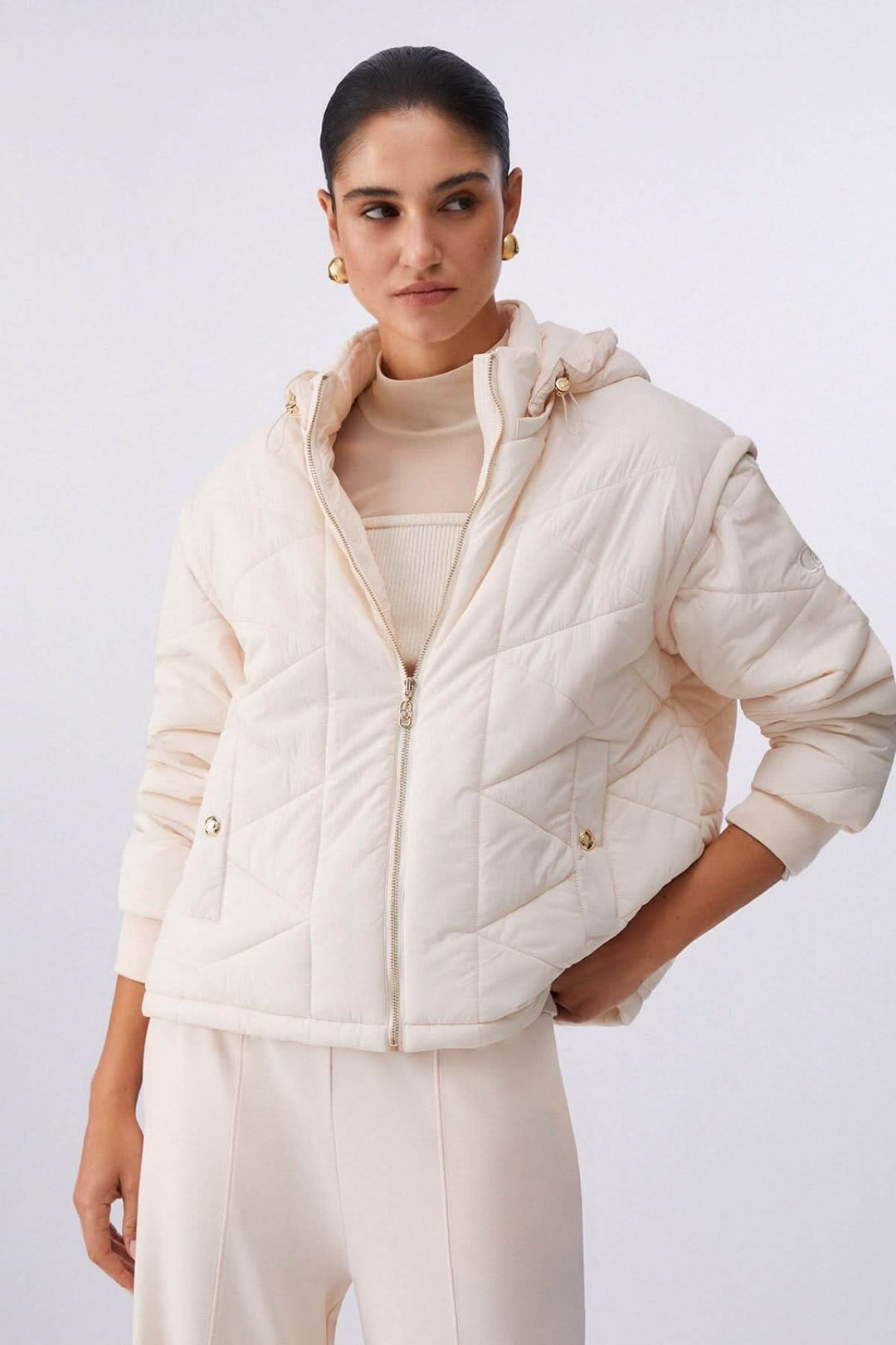 Veste matelassée à capuchon