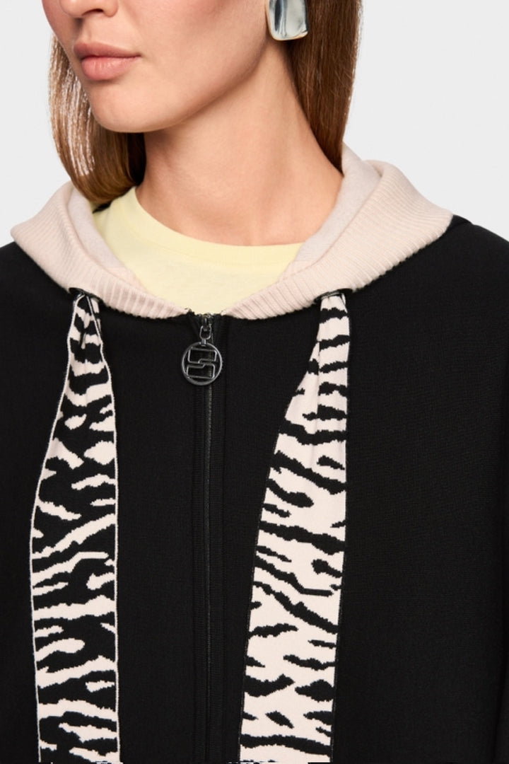 Cardigan avec fermeture éclair