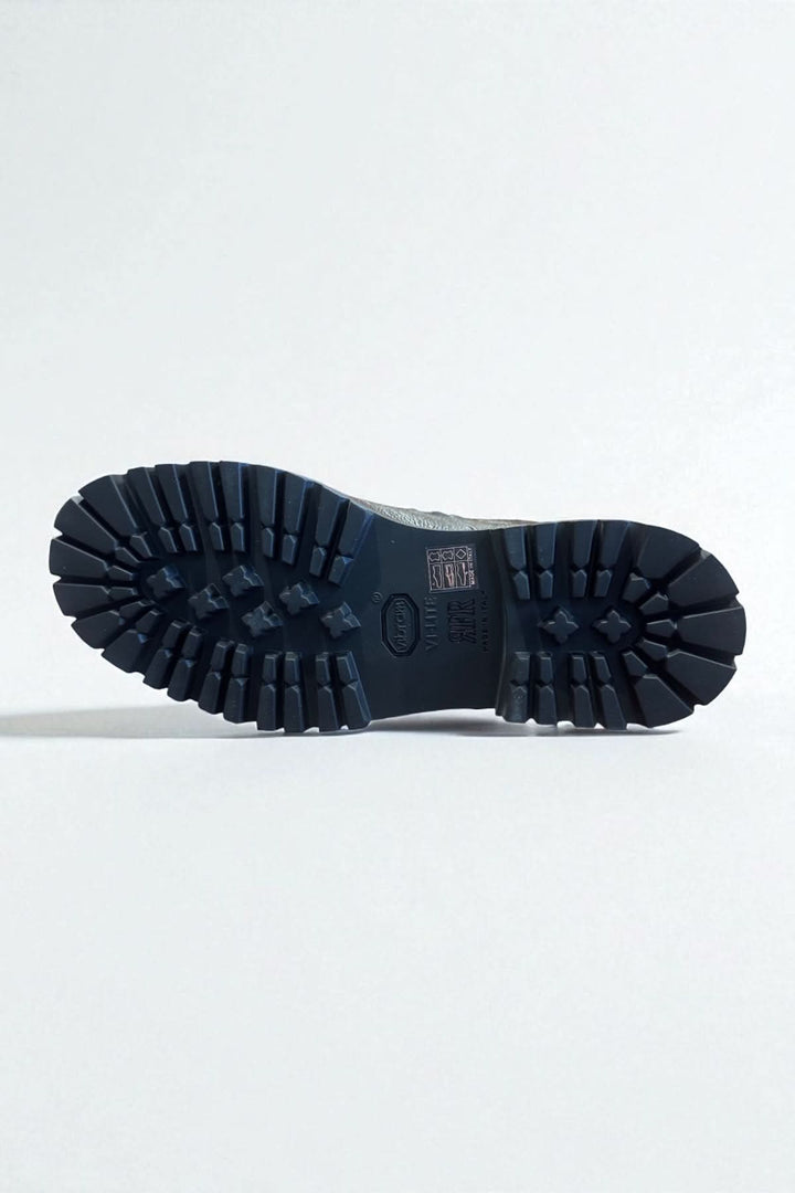 Bottine homme cuir texturé