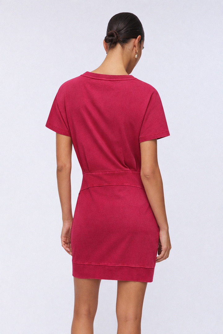 Robe courte en jersey avec strass Liu Jo Sport