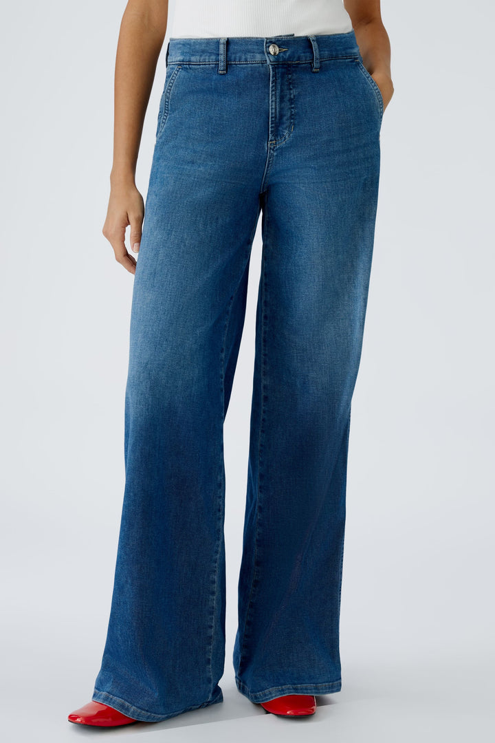 Wide leg jeans