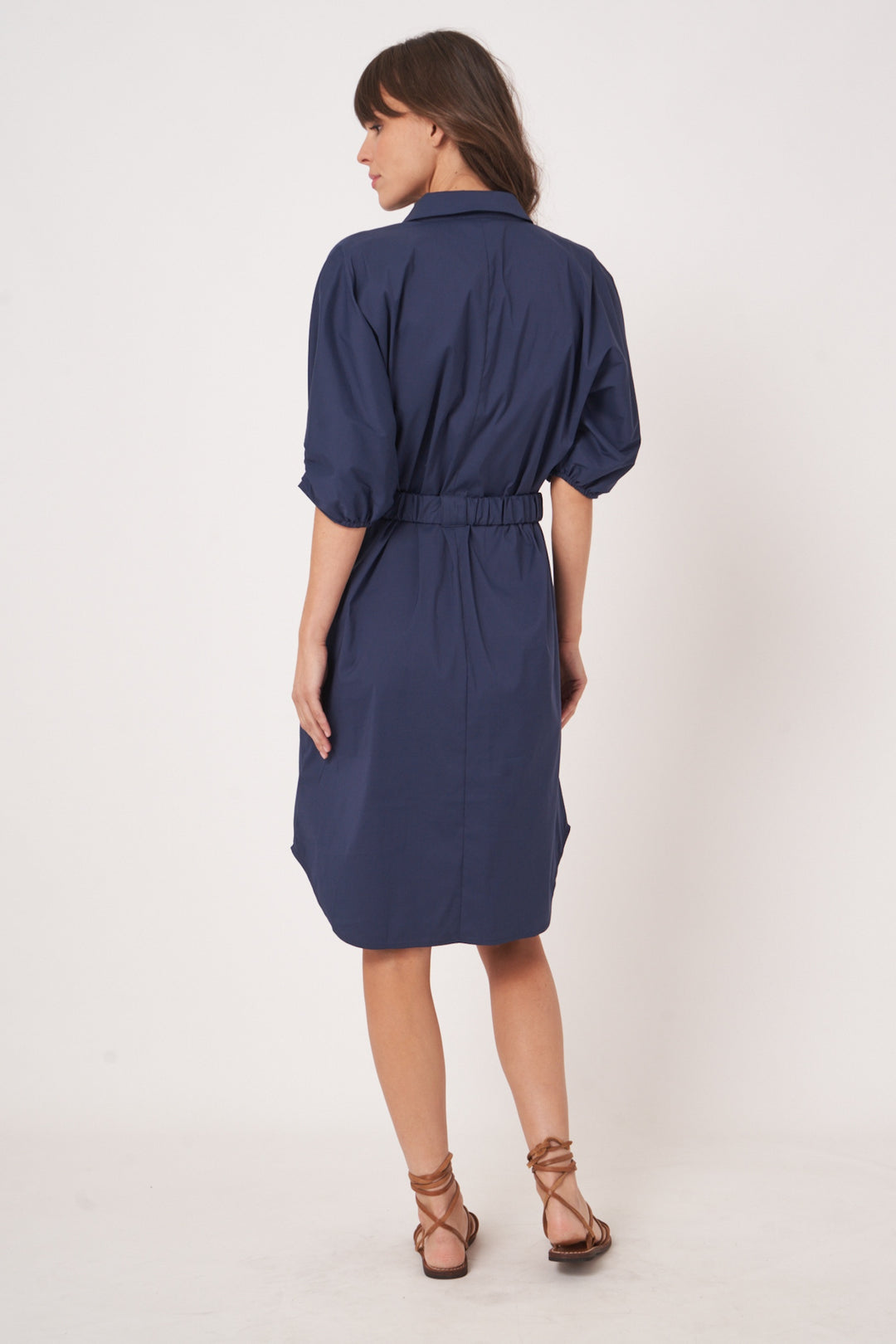 Poplin shirt dress