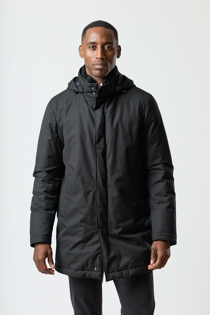 Manteau mi-long en duvet