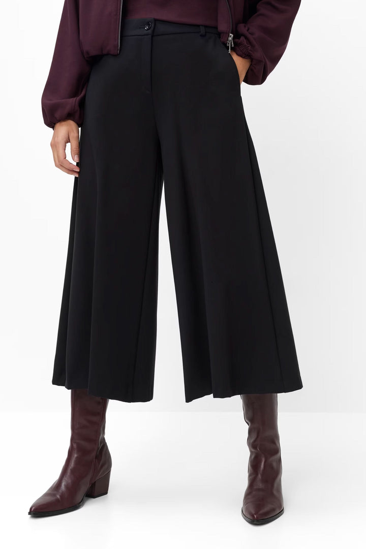 Pantalon Melli écourté à jambe très large