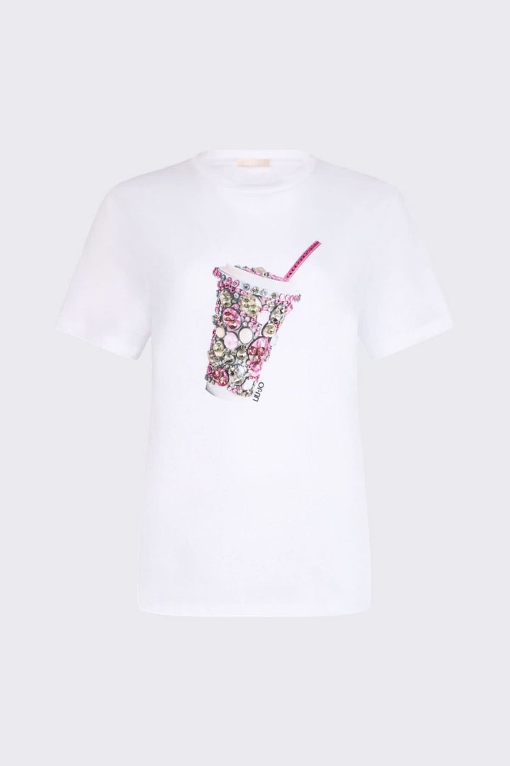 T-shirt avec motif décoratif