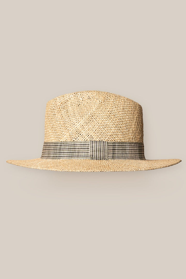 Straw and paper hat