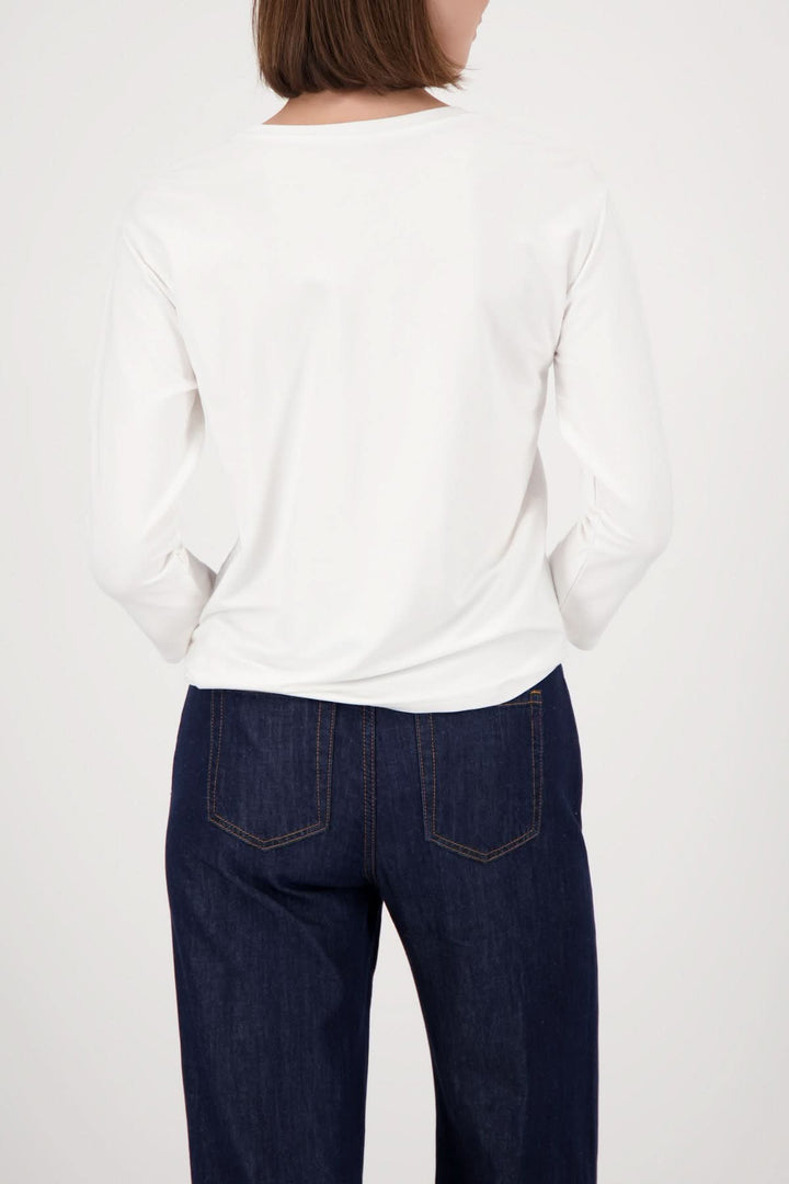 Swan print sweater
