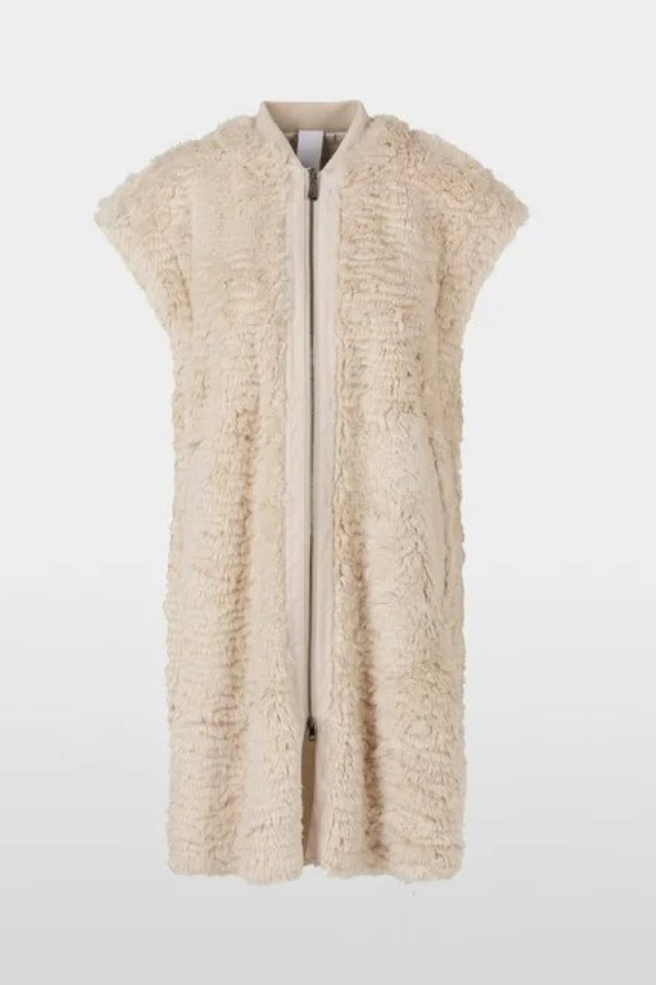 Long curly fur jacket