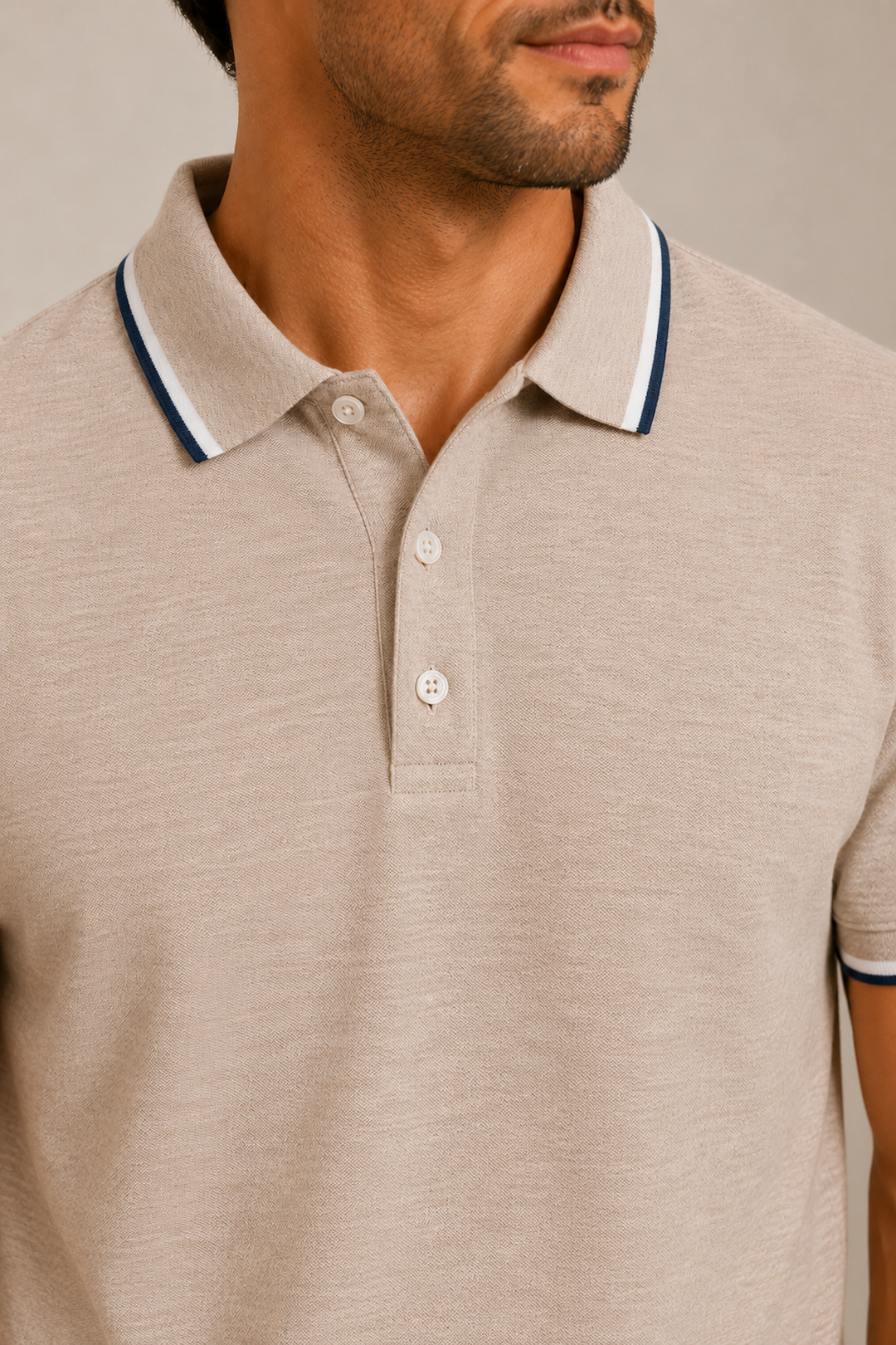 Polo en coton italien