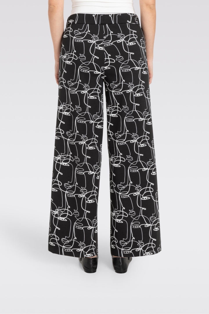 Faye abstract print pants