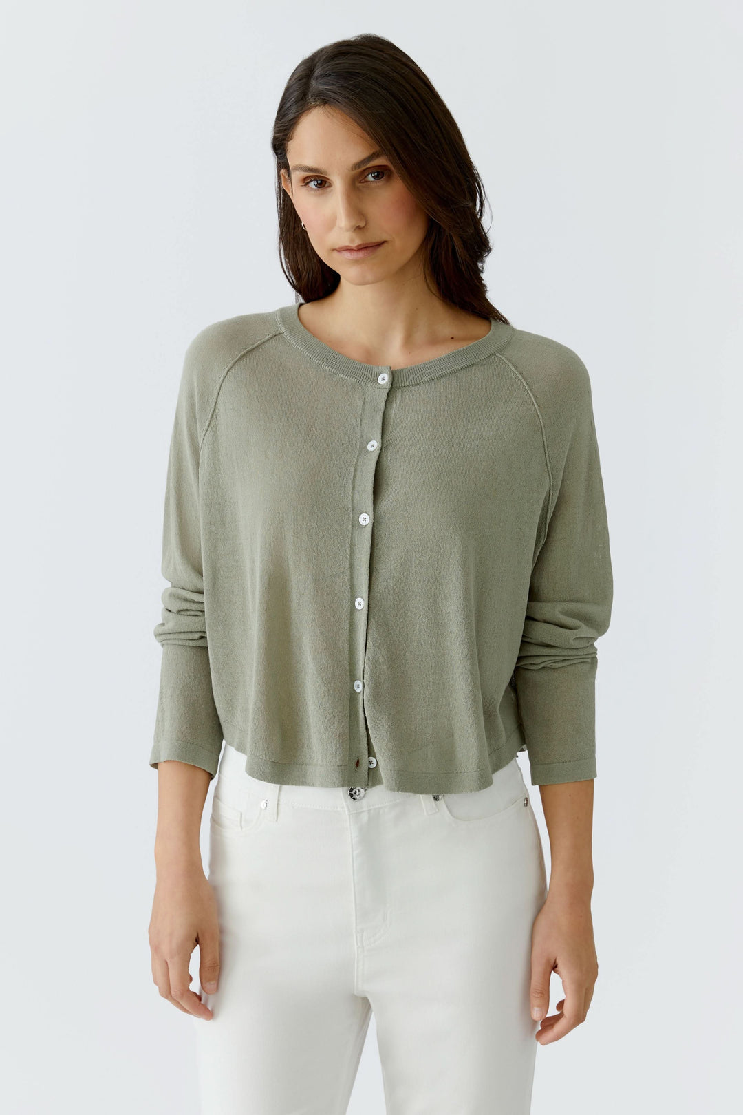 Cardigan texturé boutonné