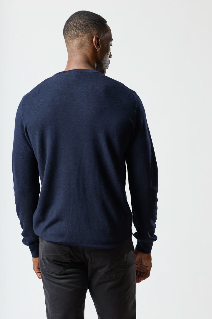 Chandail en laine à col rond