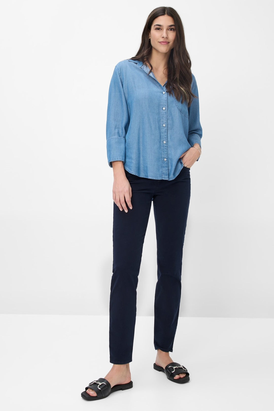 Blouse en jean VIVIEN