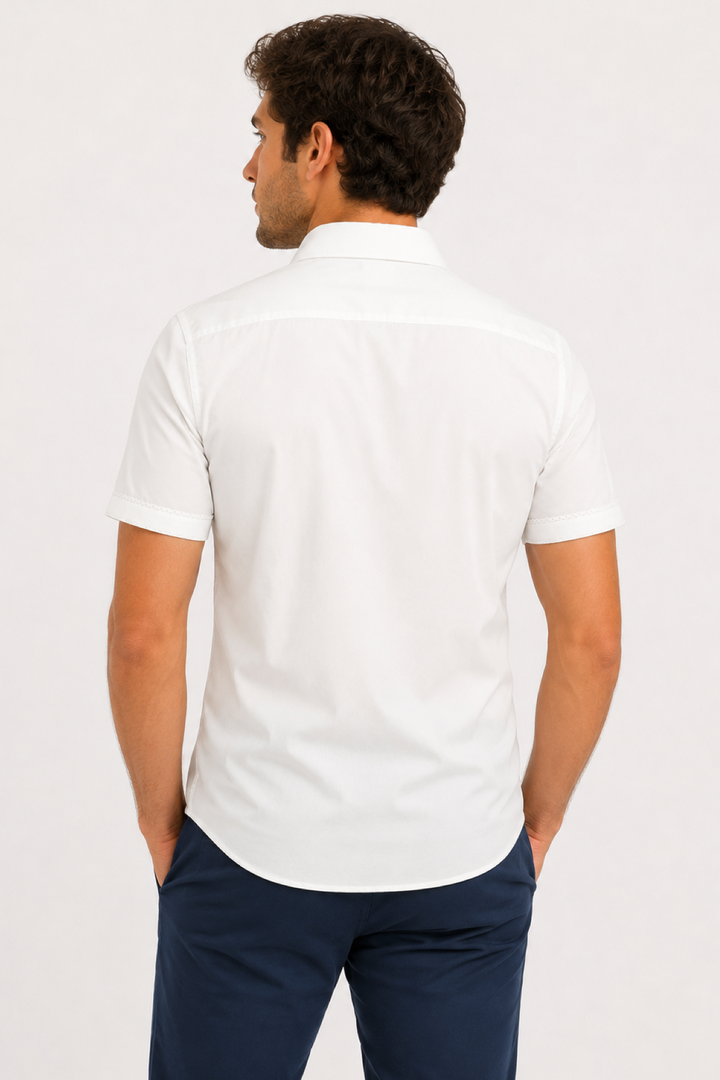 Stretch short-sleeve shirt