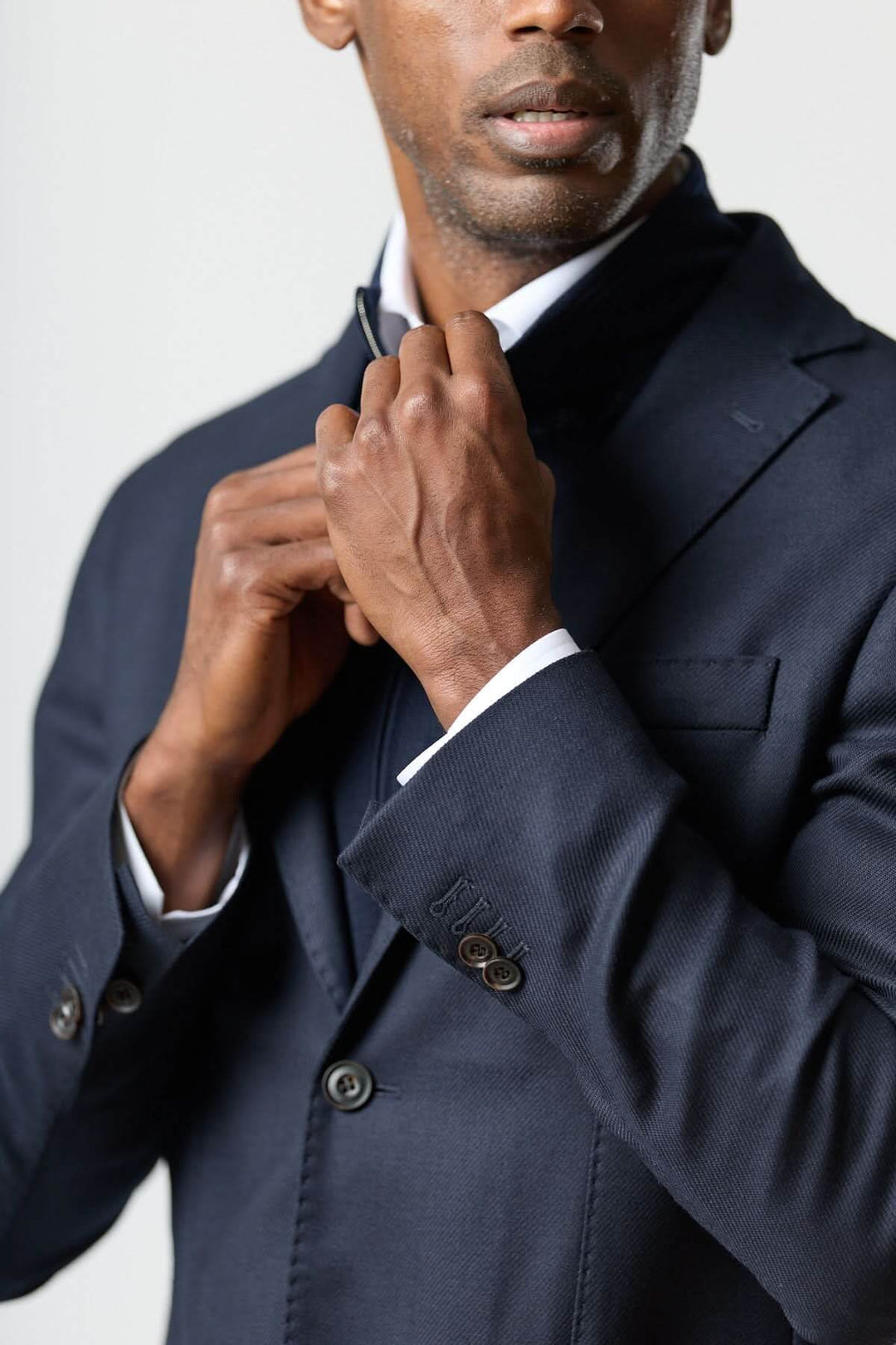 Veston moderne avec gilet zippé intégré