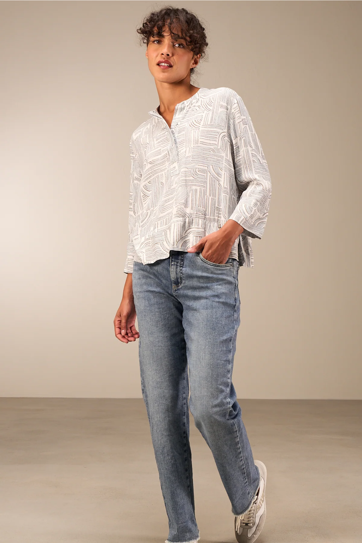 Blouse à manches 3/4