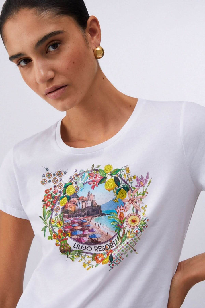 T-shirt à manches courtes avec imprimé graphique